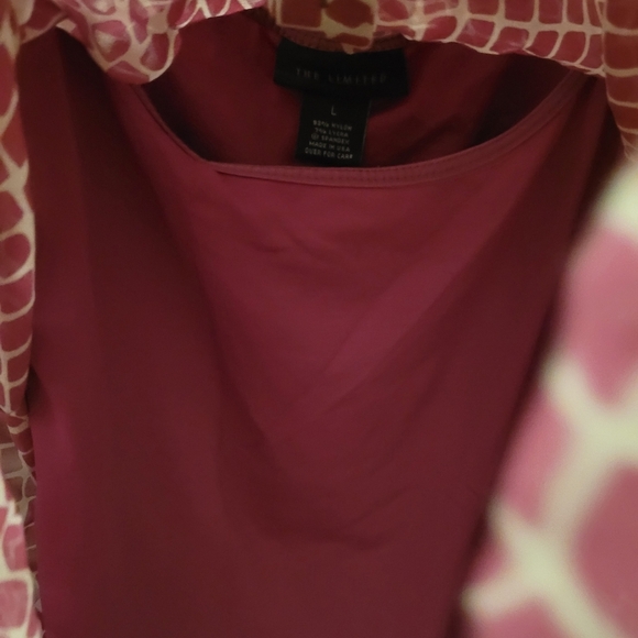 The Limited Pink Checkered Blouse - Picture 4 of 4